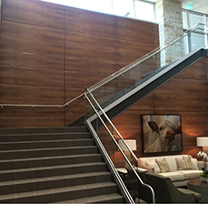 Lexus Lakeway stairway wall
